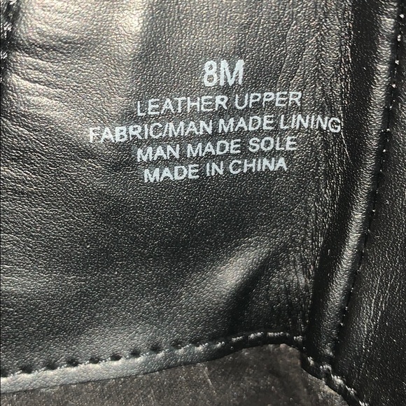 🔥🔥Brand New Leather/Suede Black Boots-Size 8 - Picture 8 of 9